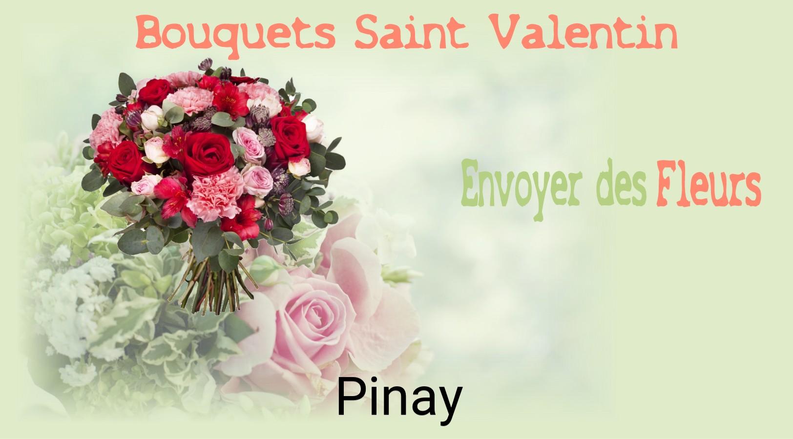 Roses de Saint-Valentin livrées à Pinay